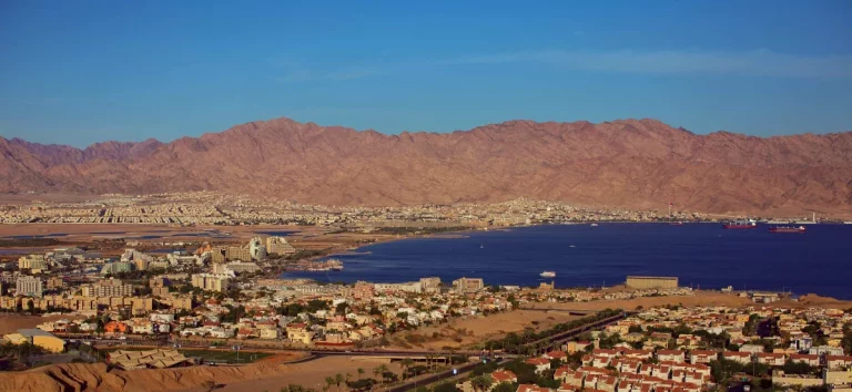 Historical view of Eilat, Israel